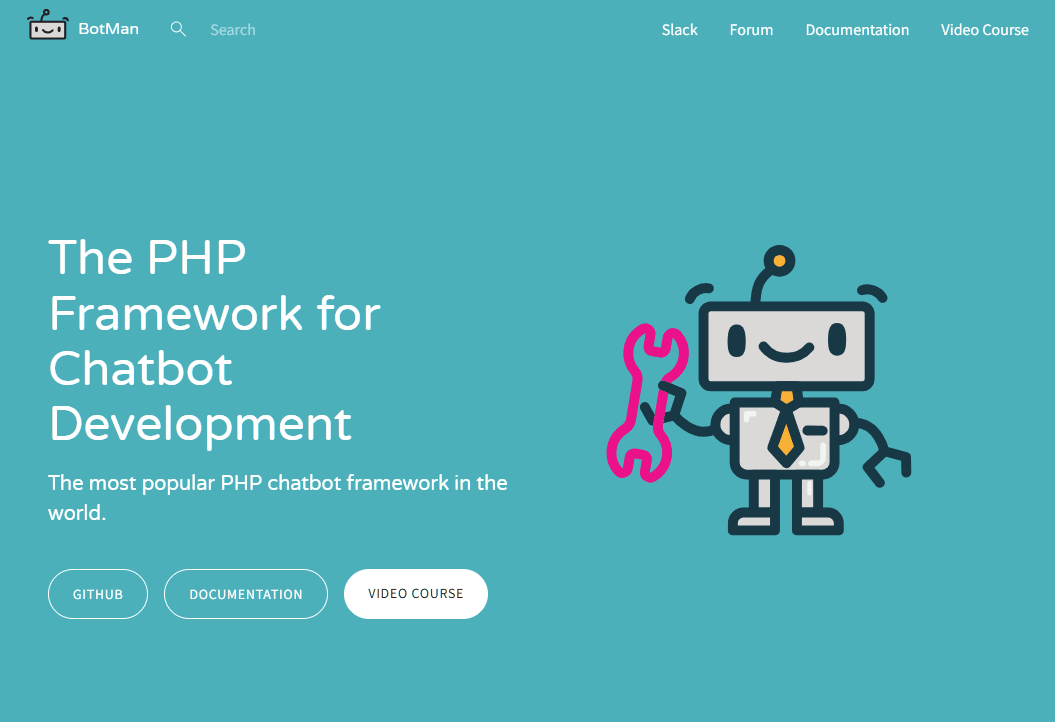 BotMan PHP chatbot framework