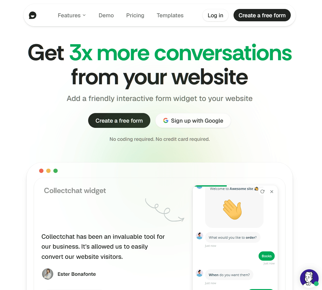 Collect chat free rule based chatbot software