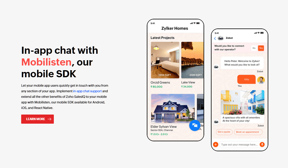 Zoho SalesIQ